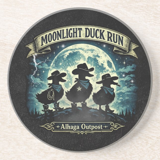 Moonlight duck run coaster (Front)