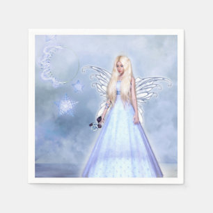 Moonlight Fairy Princess Paper Napkins