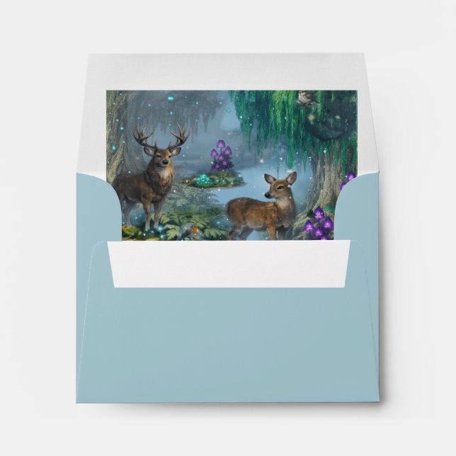 Moonlight Forest Bioluminesence Envelope (Back (Bottom))