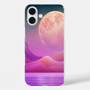 Moonlight Galaxy Monogrammed Case- Mate iPhone Cas 16 Plus Case