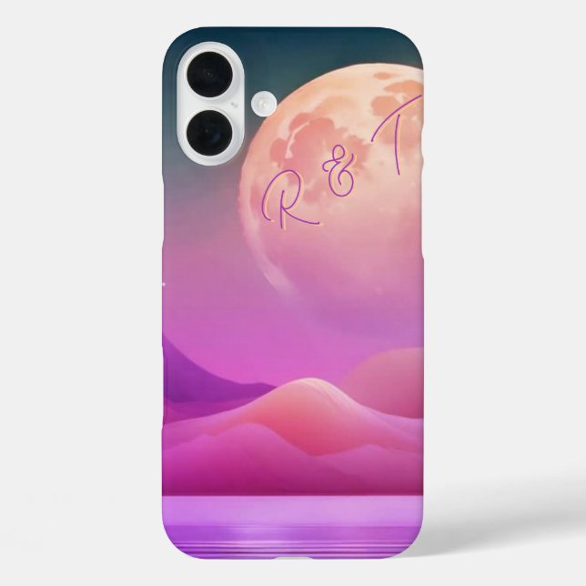 Moonlight Galaxy Monogrammed Case- Mate iPhone Cas Case-Mate iPhone Case (Back)