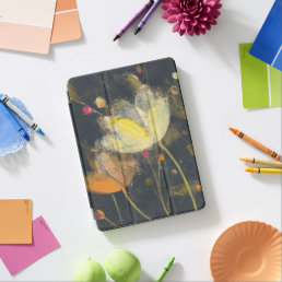 Moonlight Garden on Black iPad Air Cover