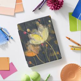 Moonlight Garden on Black iPad Smart Cover