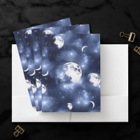 Moonlight Glow | Moon Phases in Sky Clouds