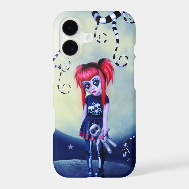 Moonlight Goth Doll Iphone Case (Back)
