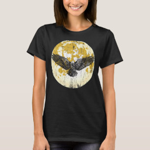 Moonlight Gothic Forest Bird Animal Raven Spooky N T-Shirt
