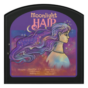 Moonlight Hair Salon  Sign