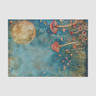 Moonlight in the Fairy Garden Decoupage Tissue Paper
