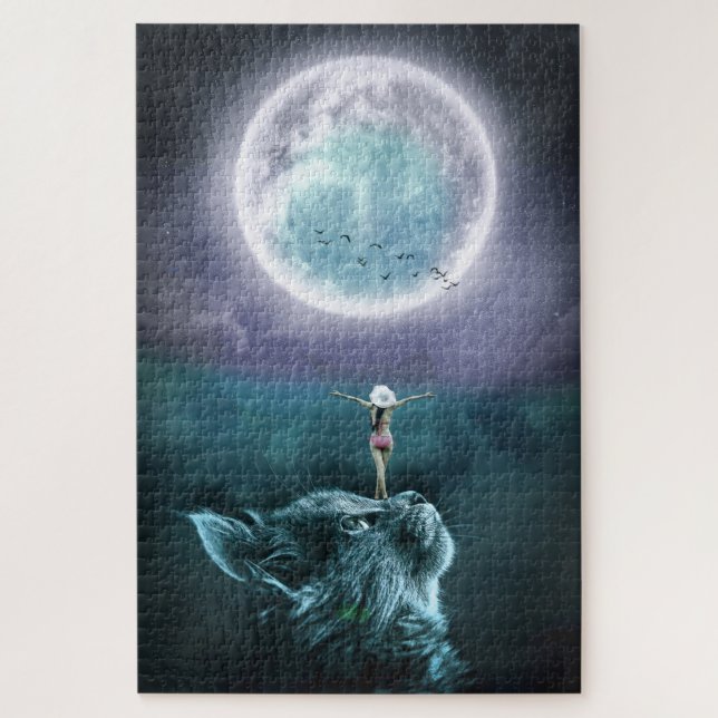 Moonlight Love Jigsaw Puzzle (Vertical)