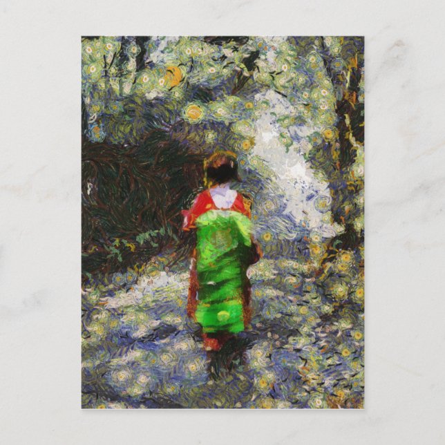 Moonlight Maiko postcard (Front)