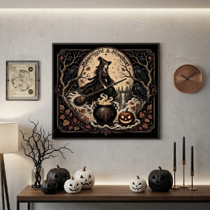 Moonlight & Mischief Vintage Witch's Magic Potion Acrylic Print