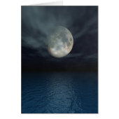 Moonlight ocean - card (Front)