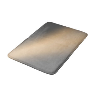Moonlight Ombre Gray Gold  Bath Mat