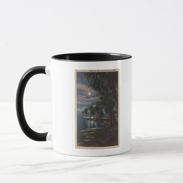 Moonlight on a Florida BeachFlorida Mug (Left)