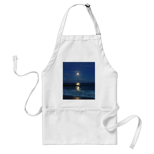 MOONLIGHT on the BEACH Adult Apron (Front)