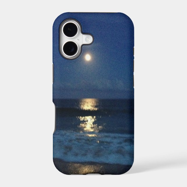 MOONLIGHT on the BEACH Iphone Case (Back)