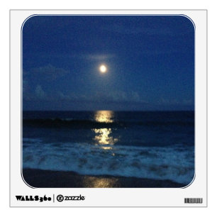 MOONLIGHT on the BEACH Wall Sticker