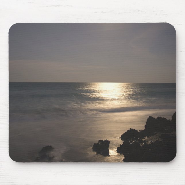 Moonlight Over Ocean Mouse Pad (Front)