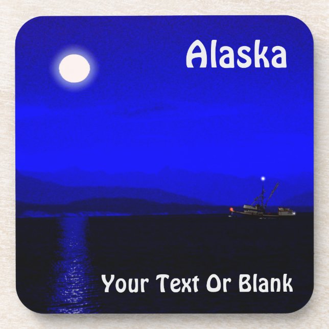 Moonlight Passage Beverage Coaster (Front)