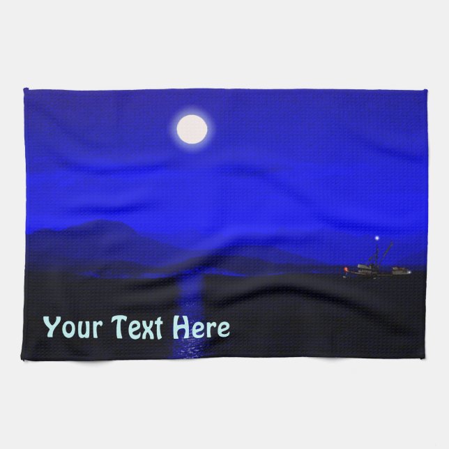 Moonlight Passage Kitchen Towel (Horizontal)