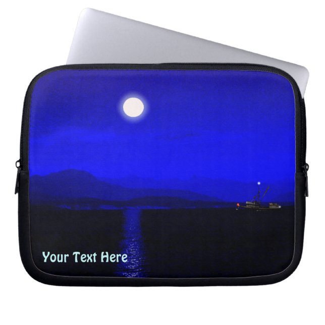 Moonlight Passage Laptop Sleeve (Front)
