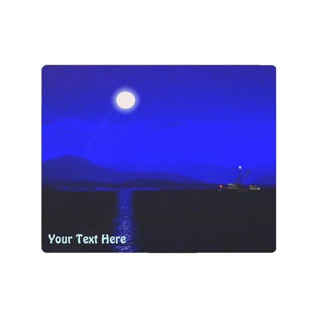 Moonlight Passage Metal Print (Front)