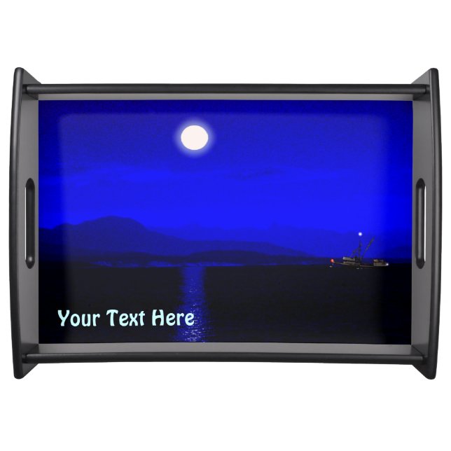 Moonlight Passage Serving Tray (Front)