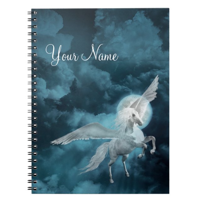 Moonlight pegasus notebook (Front)