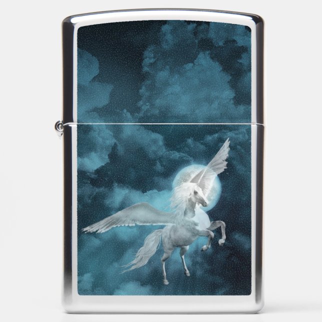 Moonlight pegasus zippo lighter (Front)