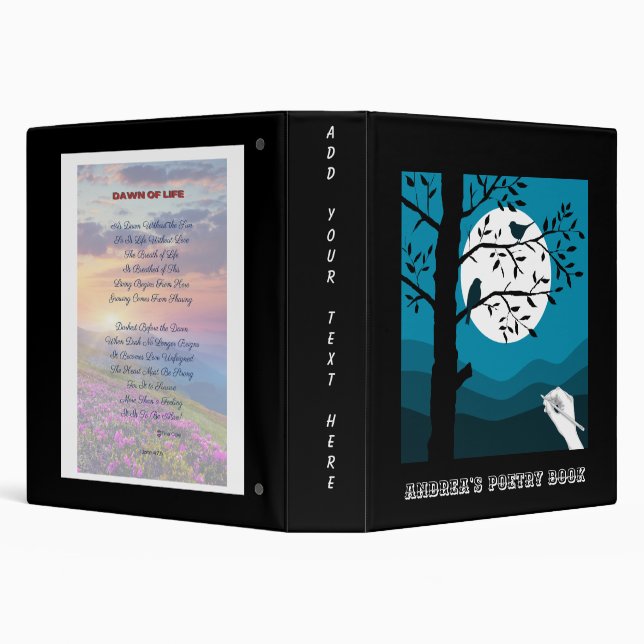 Moonlight Poetry Binder (Background)