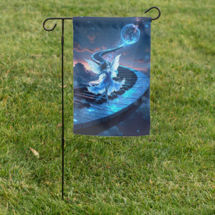 Moonlight Rehearsal – Dancing in the moonlight. Garden Flag