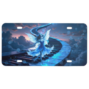 Moonlight Rehearsal – Dancing in the moonlight. License Plate