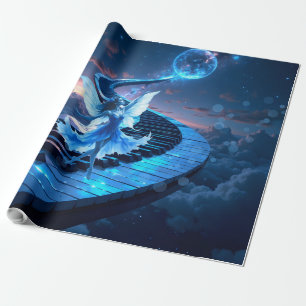 Moonlight Rehearsal – Dancing in the moonlight. Wrapping Paper