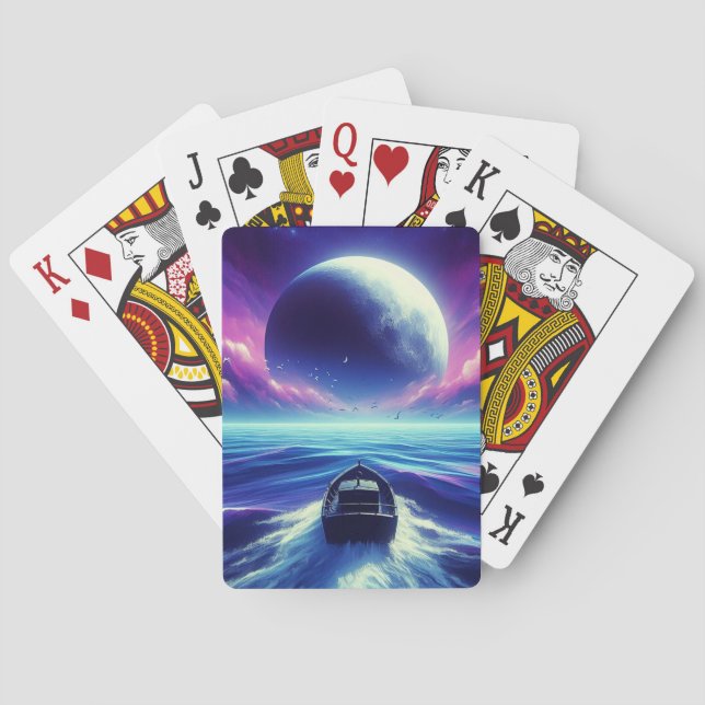 Moonlight Ride Poker Cards (Back)