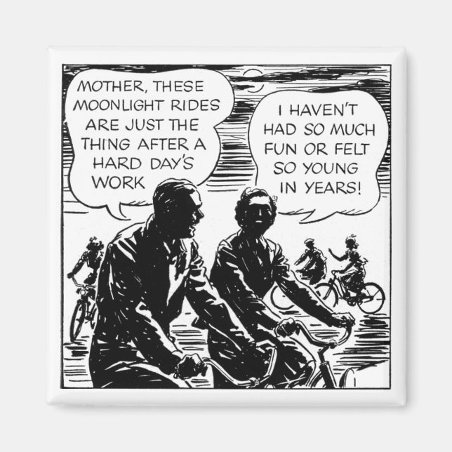 moonlight rides magnet (Front)