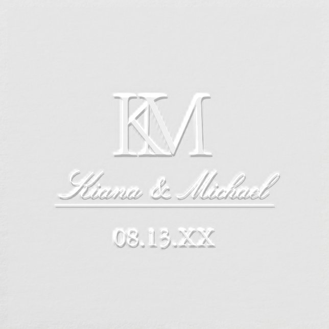 Moonlight Romance Bride & Groom ID881 Embosser (Design)