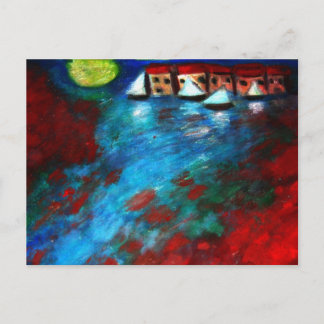 MOONLIGHT SAIL POSTCARD