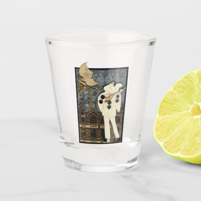 Moonlight Serenade Shot Glass (Front)