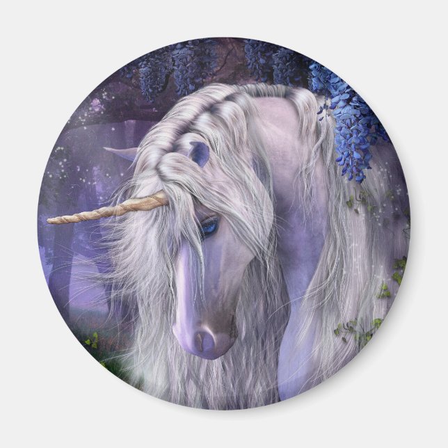 Moonlight Serenade Unicorn Magnet (Front)