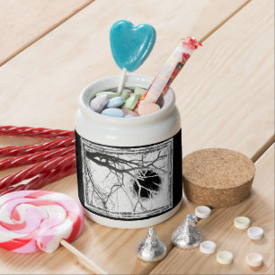 Moonlight Silhouette Candy Jar