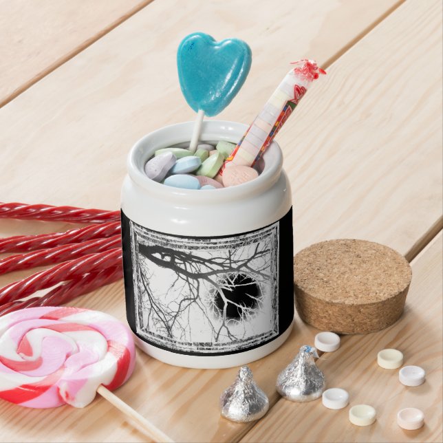 Moonlight Silhouette Candy Jar (In Situ)