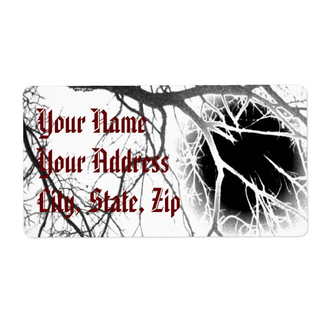 Moonlight Silhouette Label (Front)