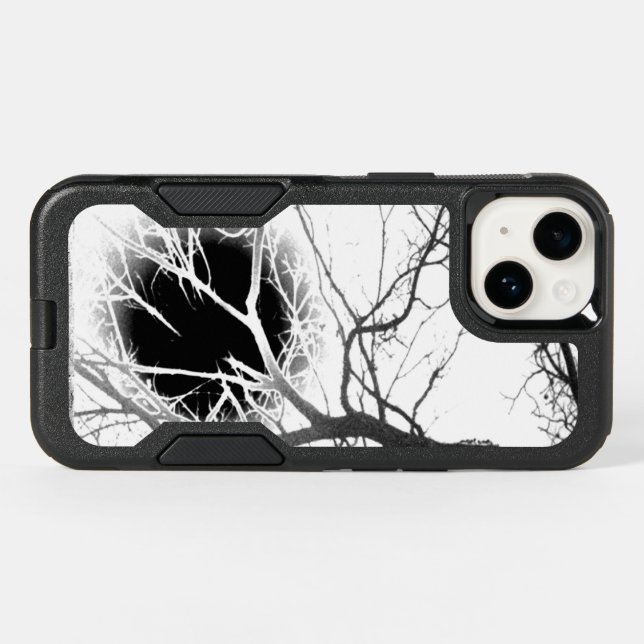 Moonlight Silhouette Otterbox iPhone Case (Back Horizontal)