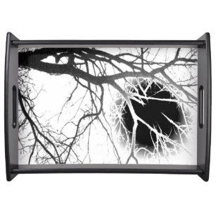 Moonlight Silhouette Serving Tray