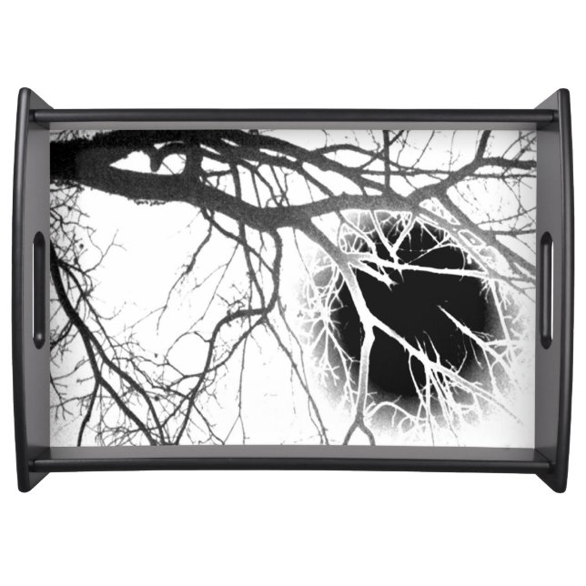 Moonlight Silhouette Serving Tray (Front)