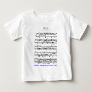 Moonlight-Sonata-Ludwig-Beethoven Baby T-Shirt