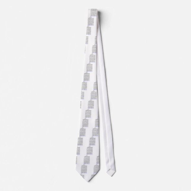 Moonlight-Sonata-Ludwig-Beethoven Neck Tie (Front)