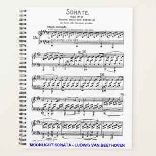Moonlight-Sonata-Ludwig-Beethoven Planner