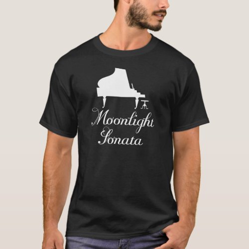 Moonlight Sonata Piano T_Shirt