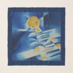Moonlight Sonata Scarf<br><div class="desc">Moonlight Sonata – Part of my ongoing series about participating in music. I feel music deeply, but I can’t play nearly as well as I would like, so I get the sensation through painting – capturing on canvas the sensation of listening to a musical performance, and how it might feel...</div>